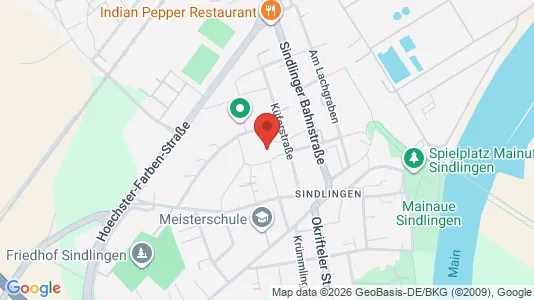 Apartments for rent i Frankfurt West - kort over placeringen