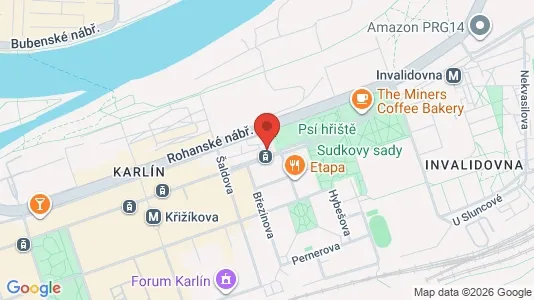 Apartments for rent i Prague 1 - kort over placeringen