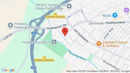 Apartments for rent i Frankfurt West - kort over placeringen
