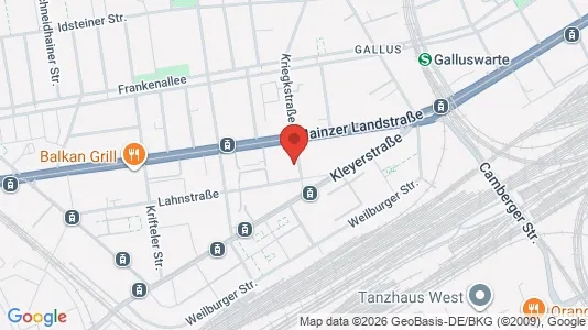 Apartments for rent i Frankfurt Innenstadt I - kort over placeringen
