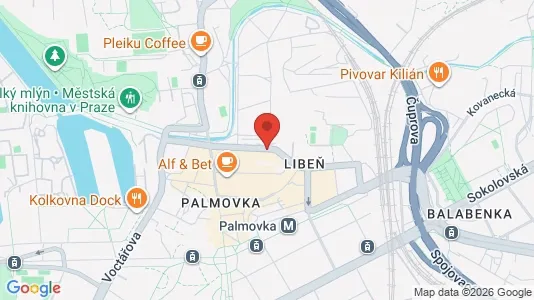 Apartments for rent i Praha 8 - kort over placeringen
