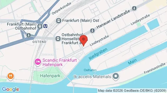 Apartments for rent i Darmstadt - kort over placeringen