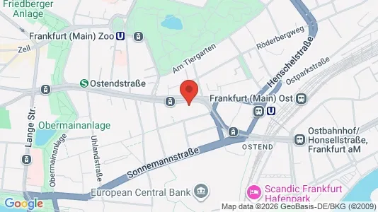 Apartments for rent i Darmstadt - kort over placeringen