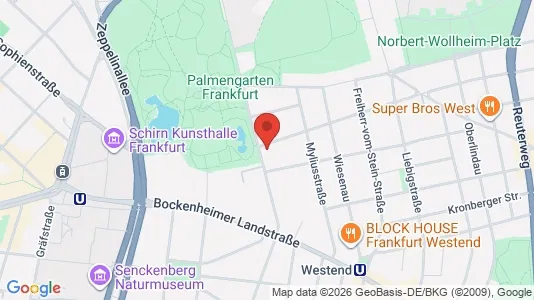 Apartments for rent i Frankfurt Innenstadt II - kort over placeringen