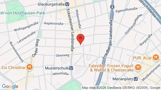 Apartments for rent i Frankfurt Innenstadt III - kort over placeringen