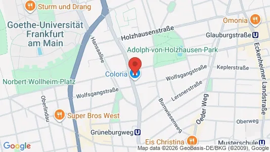 Apartments for rent i Frankfurt Innenstadt III - kort over placeringen