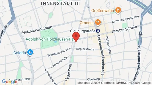 Apartments for rent i Frankfurt Innenstadt III - kort over placeringen