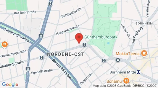 Apartments for rent i Frankfurt Innenstadt III - kort over placeringen