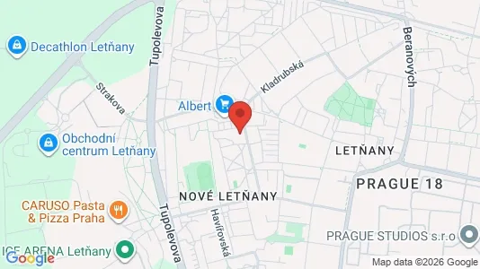 Apartments for rent i Prague 18 - kort over placeringen