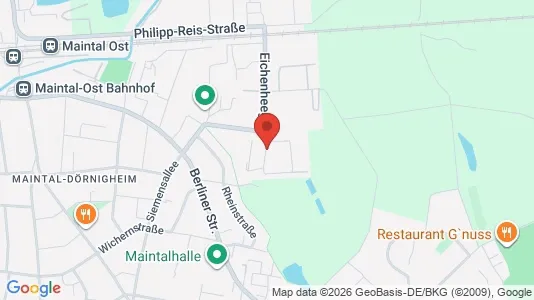 Apartments for rent i Main-Kinzig-Kreis - kort over placeringen