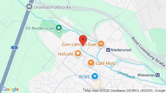 Apartments for rent i Darmstadt - kort over placeringen