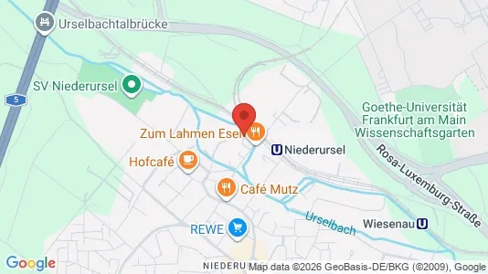 Apartments for rent i Darmstadt - kort over placeringen