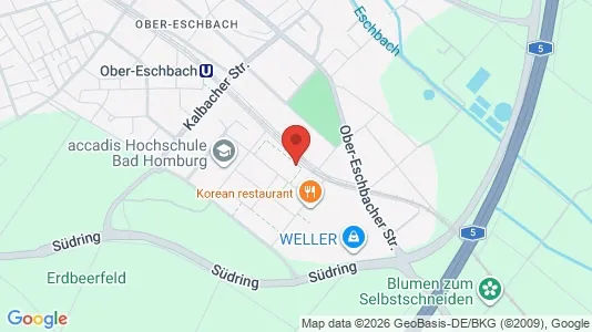 Apartments for rent i Hochtaunuskreis - kort over placeringen