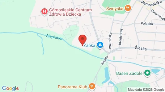 Apartments for rent i Katowice - kort over placeringen