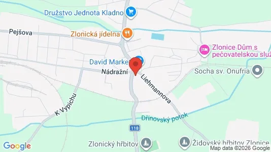 Apartments for rent i Kladno - kort over placeringen