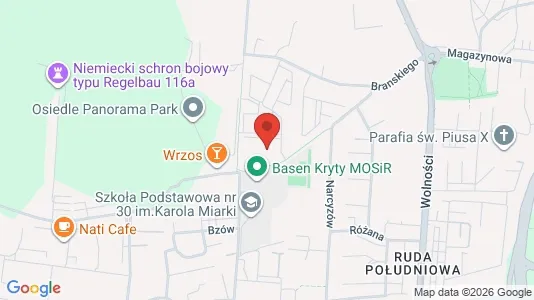 Apartments for rent i Ruda Śląska - kort over placeringen