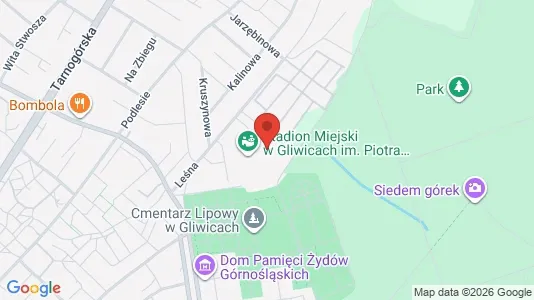 Apartments for rent i Gliwice - kort over placeringen