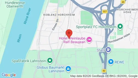 Apartments for rent i Koblenz - kort over placeringen