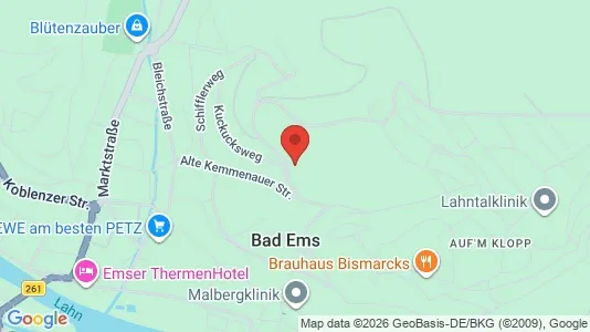 Apartments for rent i Rhein-Lahn-Kreis - kort over placeringen