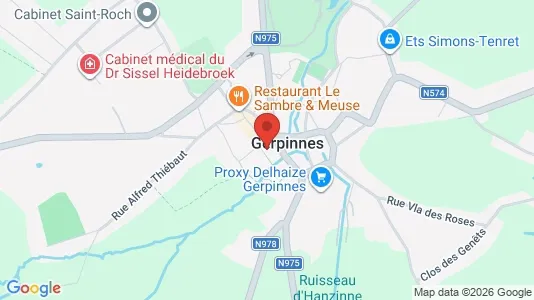 Apartments for rent i Gerpinnes - kort over placeringen