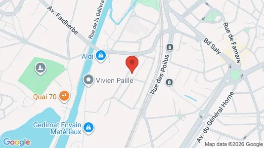Apartments for rent i Valenciennes - kort over placeringen