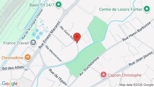 Apartments for rent i Valenciennes - kort over placeringen