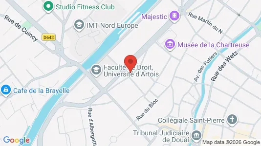 Apartments for rent i Douai - kort over placeringen