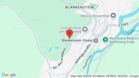Apartments for rent i Saale-Orla-Kreis - kort over placeringen