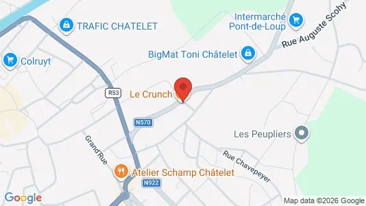 Apartments for rent i Châtelet - kort over placeringen