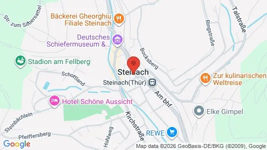 Apartments for rent i Sonneberg - kort over placeringen