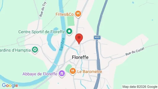 Apartments for rent i Floreffe - kort over placeringen
