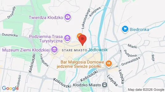 Apartments for rent i Kłodzki - kort over placeringen
