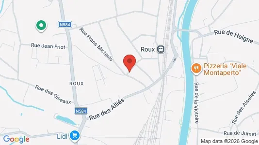 Apartments for rent i Charleroi - kort over placeringen