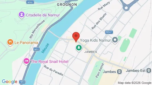 Apartments for rent i Namen - kort over placeringen