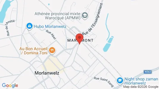 Apartments for rent i Morlanwelz - kort over placeringen