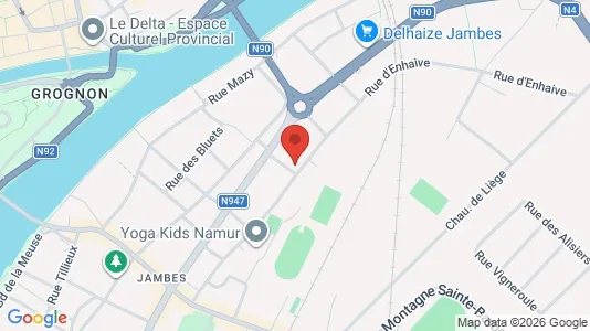 Apartments for rent i Namen - kort over placeringen