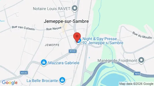 Apartments for rent i Jemeppe-sur-Sambre - kort over placeringen