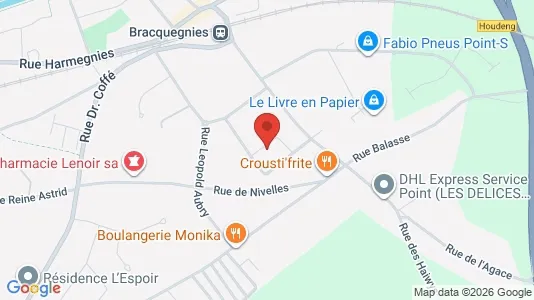 Apartments for rent i La Louvière - kort over placeringen