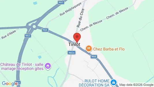 Apartments for rent i Tinlot - kort over placeringen