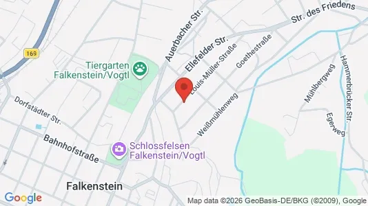 Apartments for rent i Vogtlandkreis - kort over placeringen