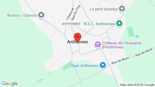 Apartments for rent i Anthisnes - kort over placeringen