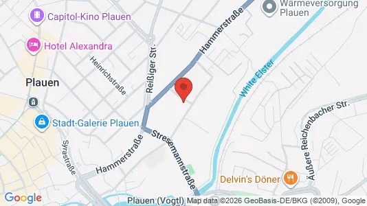 Apartments for rent i Vogtlandkreis - kort over placeringen