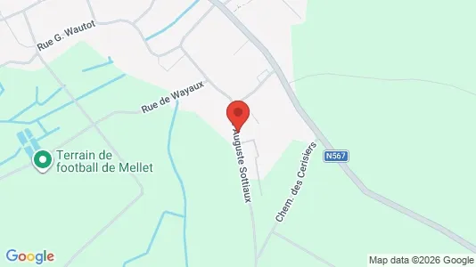 Apartments for rent i Les Bons Villers - kort over placeringen