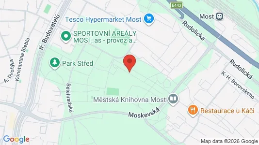 Apartments for rent i Most - kort over placeringen