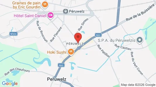 Apartments for rent i Péruwelz - kort over placeringen