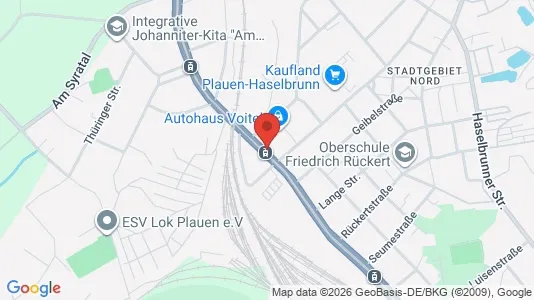 Apartments for rent i Vogtlandkreis - kort over placeringen