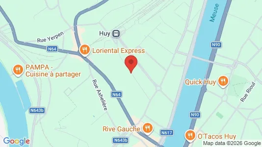 Apartments for rent i Hoei - kort over placeringen