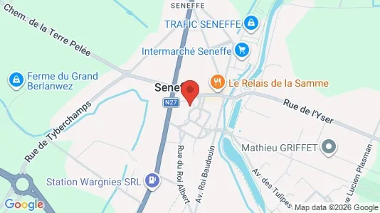 Apartments for rent i Seneffe - kort over placeringen