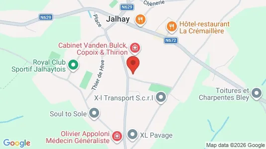 Apartments for rent i Jalhay - kort over placeringen