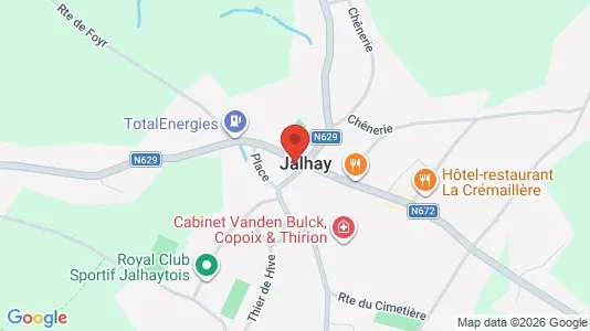 Apartments for rent i Jalhay - kort over placeringen